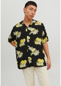 Jack & Jones Jack & Jones Kurzarmhemd »Jorluke Flores Resort Shirt Ss Sn« , Größe XS - N-Gr, Leichtes und luftiges Hemd für das Sommer-Outfit