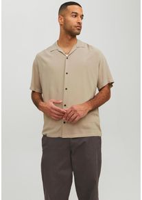 Jack & Jones Jack & Jones Kurzarmhemd »Jjejeff Resort Shirt Ss Sn« beige, Größe S - N-Gr, Leichtes und luftiges Hemd für das Sommer-Outfit
