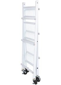 Maximex Pflanzentreppe, Blumen- Und Kräutertreppe Mit 3 Stufen weiß, Größe B/H/T: 60 cm x 30 cm x 75 cm B/H/T: 60 cm x 30 cm x 75 cm ,...