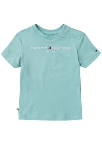 Tommy Hilfiger T-Shirt-Body »Baby Essential Tee S/S«, (1 Tlg.), Mit AufgesticktemMarkenlabel Auf Dem Ärmel blau, Größe 80 - N-Gr, Shirt von Tommy...