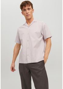 Jack & Jones Jack & Jones Kurzarmhemd »Jprblusummer Linen Resort Shirt S/S Sn« beige, Größe XL - N-Gr, Leichtes und luftiges Hemd für das Sommer-Outfit
