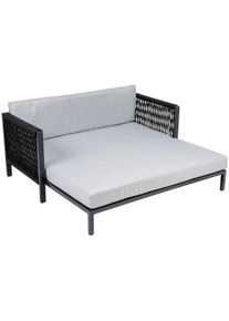 Greemotion Hundekorb, Polyester, Maße: Ca. 99 X 40 X 90 Cm grau, Größe B/H/L: 90 cm x 40 cm x 99 cm B/H/L: 90 cm x 40 cm x 99 cm , Stilvolle...