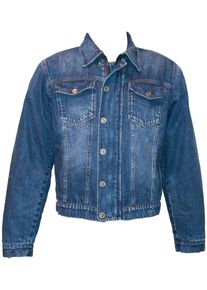 Roleff Motorradjacke »Ro 1515«, 6 Taschen schwarz, Größe XXXL, Jeansjacke mit Aramidfaserverstärkung