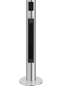 PROFICARE Turmventilator »Pc-Tvl 3090«, 34,5 Cm Durchmesser, 45 W grau, Hochwertiger Tower-Ventilator in elegantem Edelstahldesign