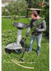 Al-Ko Messerhäcksler »Duotec Tcs 2500«, (1 St.) schwarz 4,0 cm , Große Einfüllöffnung