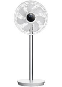 Solis Of Switzerland Standventilator »Eco- Silent Typ 7584«, Bxtxh: 36X30X80 Cm, Ultra-Leise silberfarben, Anzeige der Betriebsarten und der...