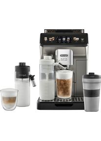 De'Longhi De'longhi Kaffeevollautomat »Eletta Explore Cold Extraction ecam450.86.T«, Titan grau, EINFACHE BEDIENUNG: 3,5 Zoll TFT Touch Display mit 4...