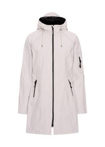 Ilse Jacobsen Dames Functionele jas 'RAIN37' lichtgrijs / zwart S