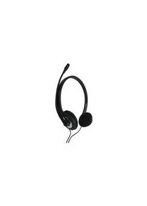 RND Headset mikrofonnémítási opcióval, Sztereó, On-Ear, 20kHz, USB, Fekete - RND 745-00001