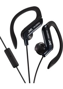 JVC in-ear sports headphones with remote control and microphone