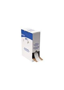 Brady Krympbar etiket, 3:1, Polyolefin, 25.4 x 4.6mm, Hvid - 115005