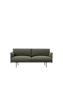 muuto Outline sofa 2-seter Fiord 961-Green