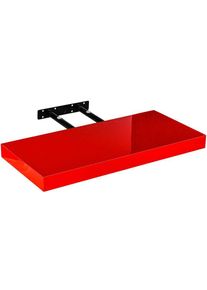 stilista Fali polc VOLATO 40 cm f&eacute;nyes piros