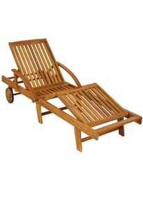 Casaria® Lettino "Tami Sun" legno acacia
