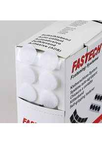 Pastilles auto-agrippantes en boîte distributrice, 230 sets, 20 mm, adhésives blanc | Diamètre : 20 mm