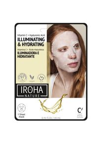 IROHA Ingrijire Ten Tissue Face Mask BrighteningVitamin C +Hyaluronic Acid Masca 23 ml