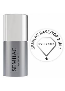 Semilac Machiaj Unghii Base Top 2in1 Coat 7 ml