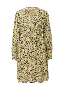 comma, comma casual identity Dames Jurk geel / honing / zwart / wit 34