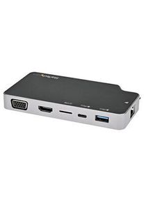 StarTech.com Telakointiasema, USB-C-pistoke, Väyläkäyttöinen, 100W, Portit yhteensä 6 - CDP2HVGUASPD