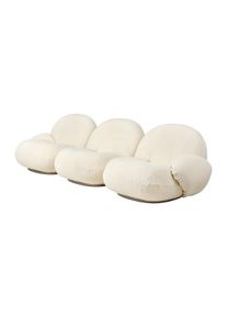 Gubi Pacha 3-seters sofa med armlene Karakorum 001-pearl gold