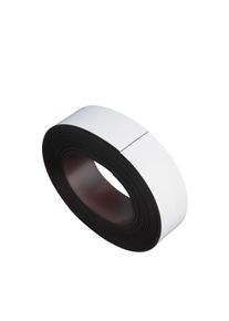 Bande magnétique colorée 40 mm | blanc