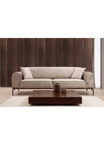 Design 3-szem&eacute;lyes kanap&eacute; Tamarice II 230 cm kr&eacute;m
