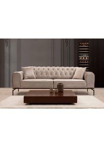Design 3-szem&eacute;lyes kanap&eacute; Tamarice 230 cm kr&eacute;m