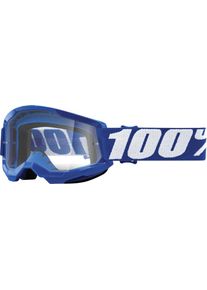 100 Percent Strata 2, occhiali per bambini , colore: Blu Scuro/Bianco Trasparente