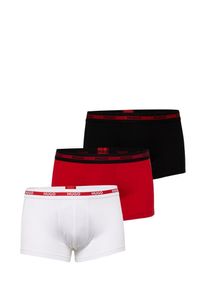 Hugo Boxers Homme rouge, noir, blanc taille S