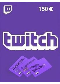 Twitch Gift Card 150 EUR - twitch Key - GERMANY