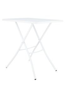 Fiam Sirio table pliante L 50 x P 70 x H 73 cm Outdoor Jan Kurtz Blanc