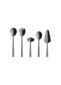 RAW - Cutlery set - Dishwasher safe - Black - 5 pcs (14797)