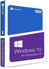 Microsoft Windows 10 Professionnel Workstation N 32/64 Bit (Key) | Version compl&egrave;te | T&eacute;l&eacute;chargement imm&eacute;diat | Toutes les langues | opt. USB