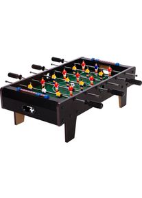 GamesPlanet® Csocsóasztal mini CHELSEA Fekete 70 x 37 cm