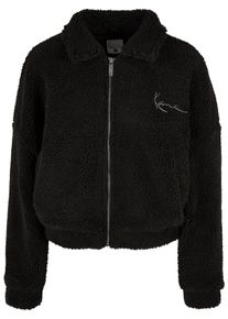 Karl Kani Jachetă fleece Femei negru, Mărimea XS