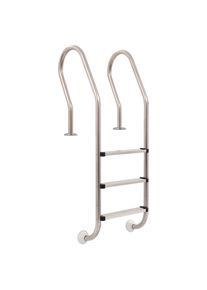vidaXL Pool-Leiter 3 Stufen 120 cm Edelstahl 304