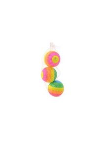 JOHN® Spielball Regenbogen mehrfarbig, Ø 7,0 cm, 3 St.