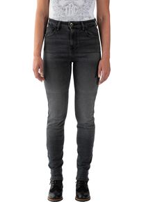Rokker Rokkertech High, jeans vrouwen , kleur: donkergrijs , maat: W30/L30