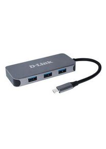 DLink D-Link Telakointiasema, USB-C-pistoke, Väyläkäyttöinen, 60W, Portit yhteensä 6 - DUB-2335