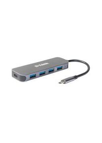 DLink D-Link Telakointiasema, USB-C-pistoke, Väyläkäyttöinen, 60W, Portit yhteensä 5 - DUB-2340
