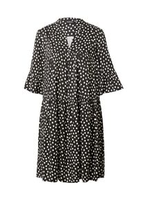Taifun Dames Jurk 'Gewebe' zwart / wit 34