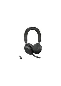 Jabra Hodesett, Evolve 2-75, Stereo, On-Ear, 20kHz, Bluetooth / USB, Svart - 27599-999-999
