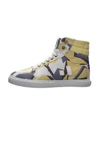 Ethletic Heren Sneakers hoog 'Hiro II' ecru / bruin / geel 37