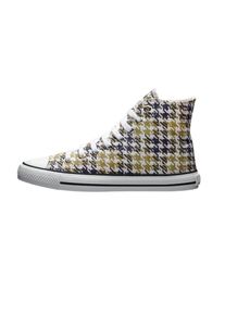 Ethletic Heren Sneakers hoog blauw / groen gemêleerd / wit 36