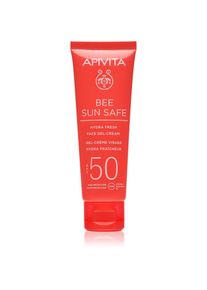 Apivita Bee Sun Safe Hydra Fresh Face Gel-Cream SPF50 crema-gel idratante SPF 50 50 ml