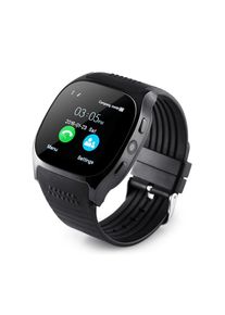 Resigilat Ceas Smartwatch Techstar® T8 Negru, Cartela SIM, 1.54 inch, Apelare ,Alerte Sedentarism, Hidratare, Bluetooth 4.0