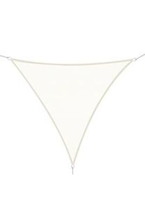 Outsunny Toldo Vela Sombrilla Parasol Triangulo Tejido de Poliester 160g/m2 Jardin Playa