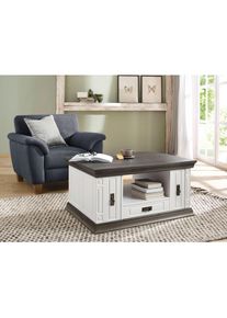Home Affaire Couchtisch »Vinales«, Breite 100 cm, mit 3 Schubladen, weiß, Tisch, 1376545091-0 B/H/T: 100 cm x 49,5 cm x 69 cm
