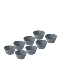 Funktion Muffin mould 8 pcs. grey silicone