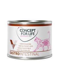 Concept for Life Veterinary Diet Gastro Intestinal, dinde & potiron.- 6 x 200 g